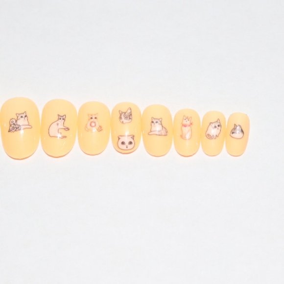 Cats- press on nail set - Picture 4 of 7